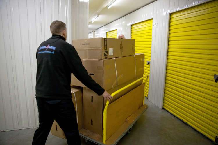 big Yellow Self storage with Loads4less removals in Norwich